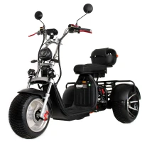 Электроскутер Ikingi X12 PRO Trike черный